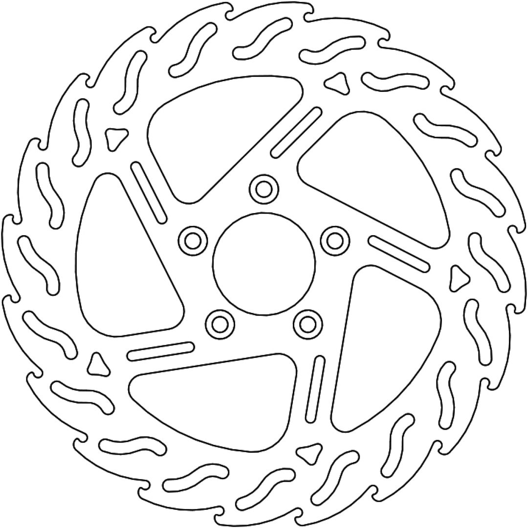 Bromsskiva Flame MOTO-MASTER 82,6 mm
