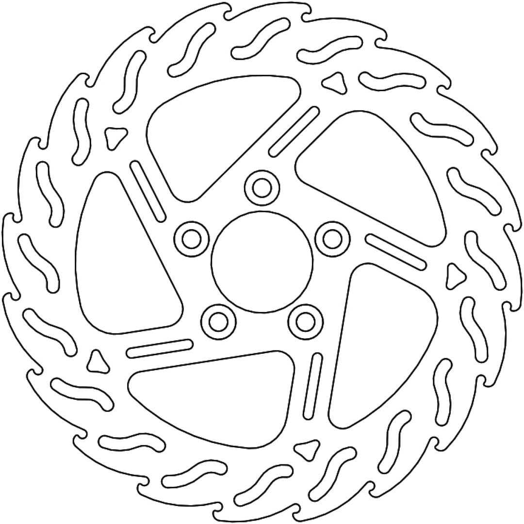 Bromsskiva Flame MOTO-MASTER 82,6 mm