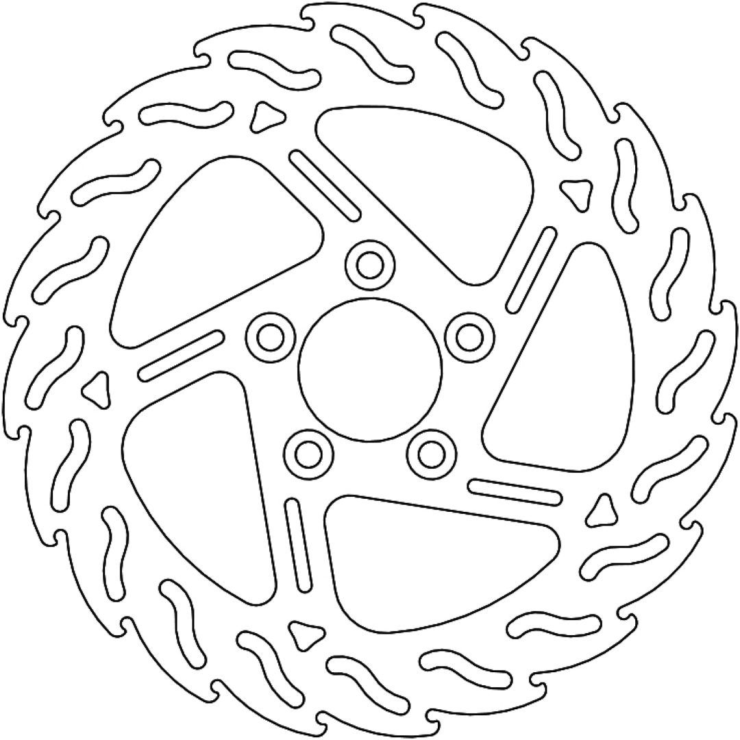 Bromsskiva Flame MOTO-MASTER 82,6 mm