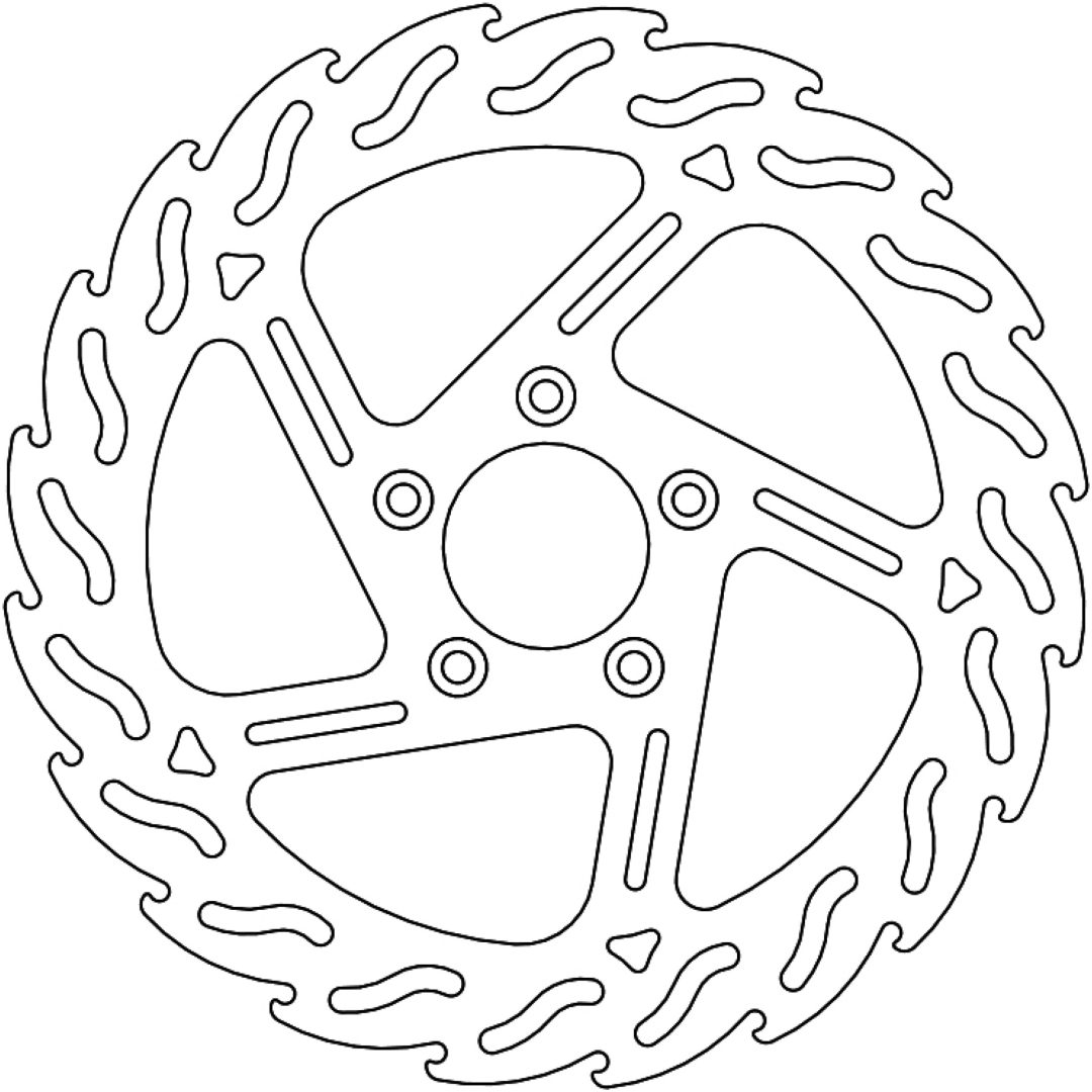 Bromsskiva Flame MOTO-MASTER 82,6 mm