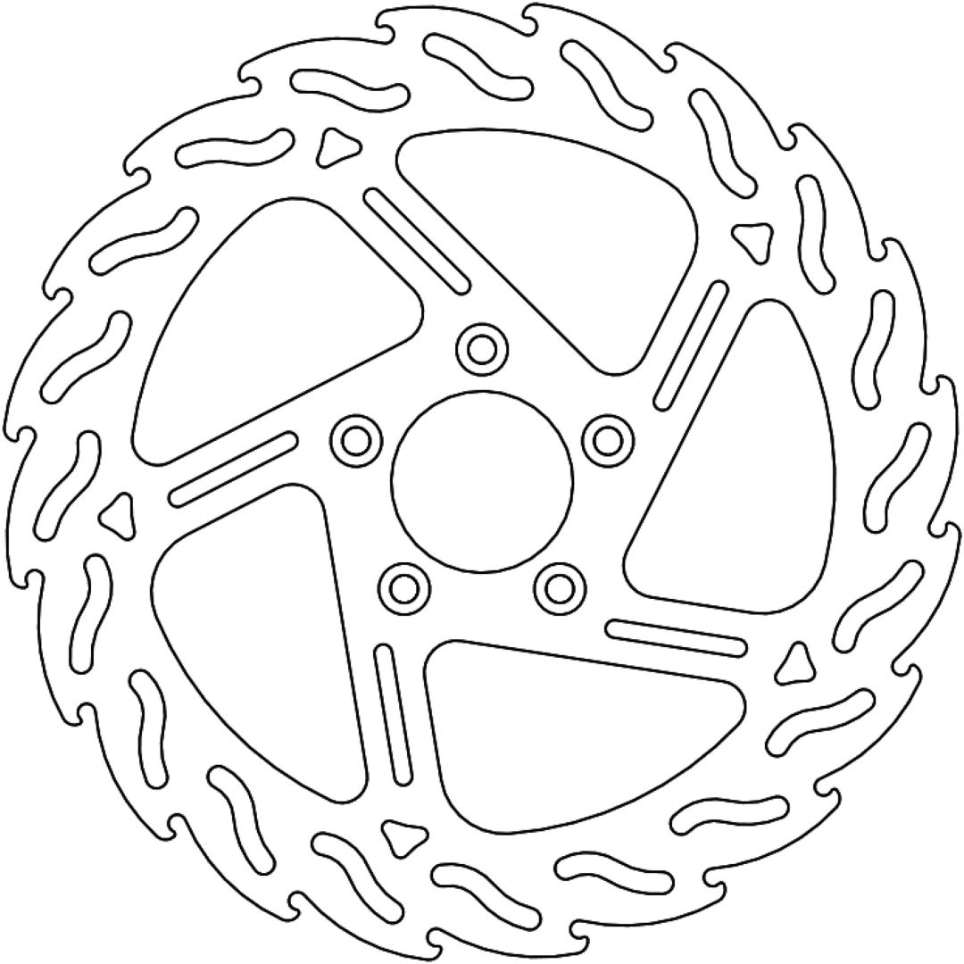 Bromsskiva Flame MOTO-MASTER 82,6 mm