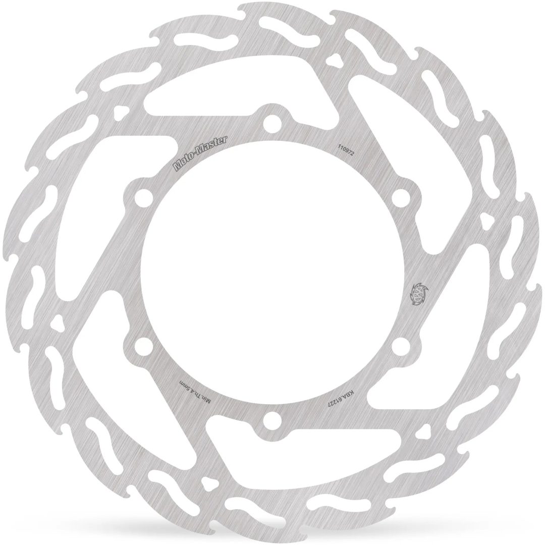 Bromsskiva Flame Silver Borrad Fast MOTO-MASTER