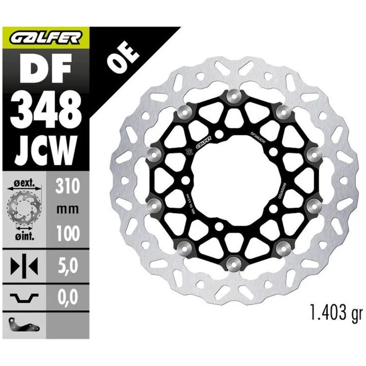 Bromsskiva Floatech Silver GALFER – bild 2