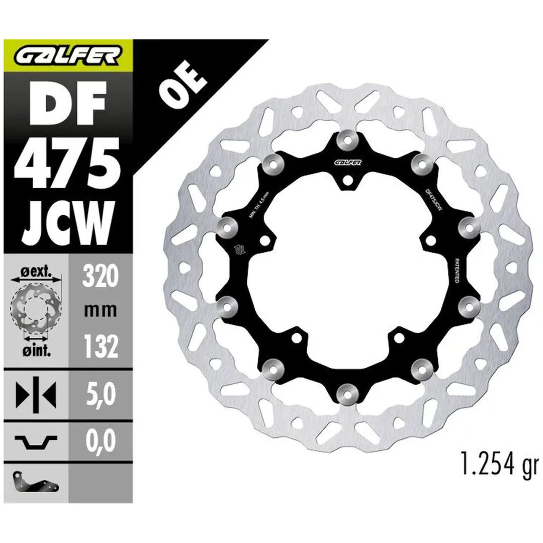 Bromsskiva Floatech Silver GALFER – bild 2