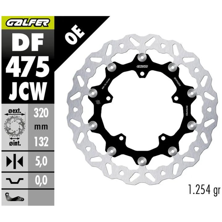 Bromsskiva Floatech Silver GALFER – bild 2