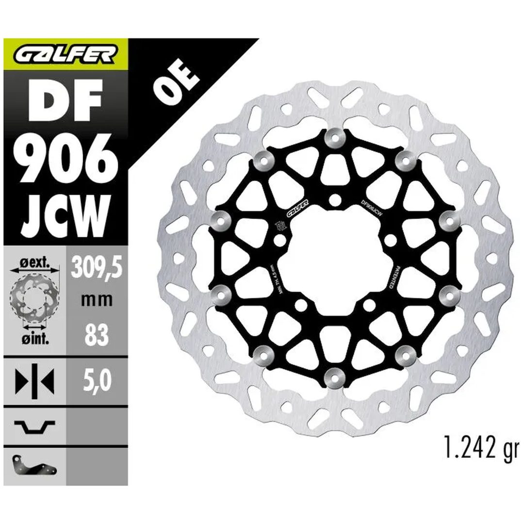 Bromsskiva Floatech Silver GALFER – bild 2