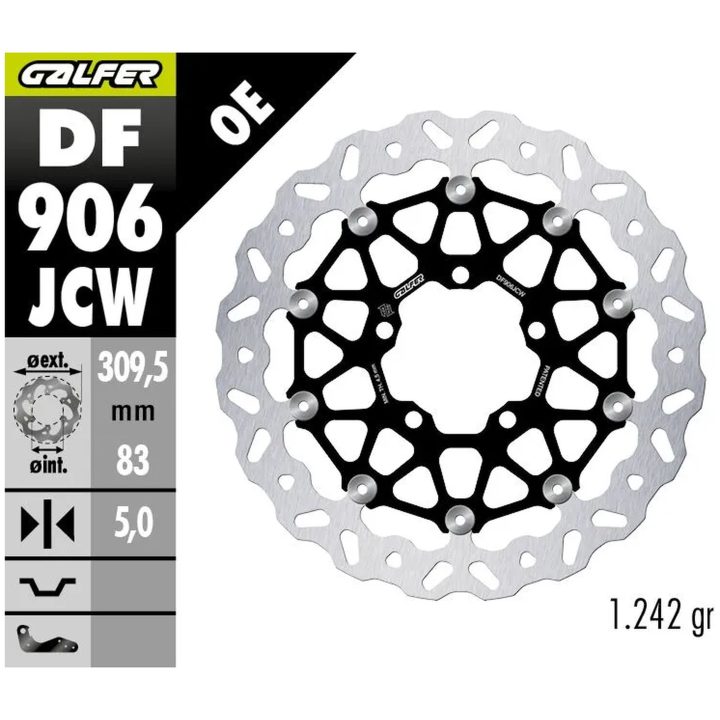 Bromsskiva Floatech Silver GALFER – bild 2