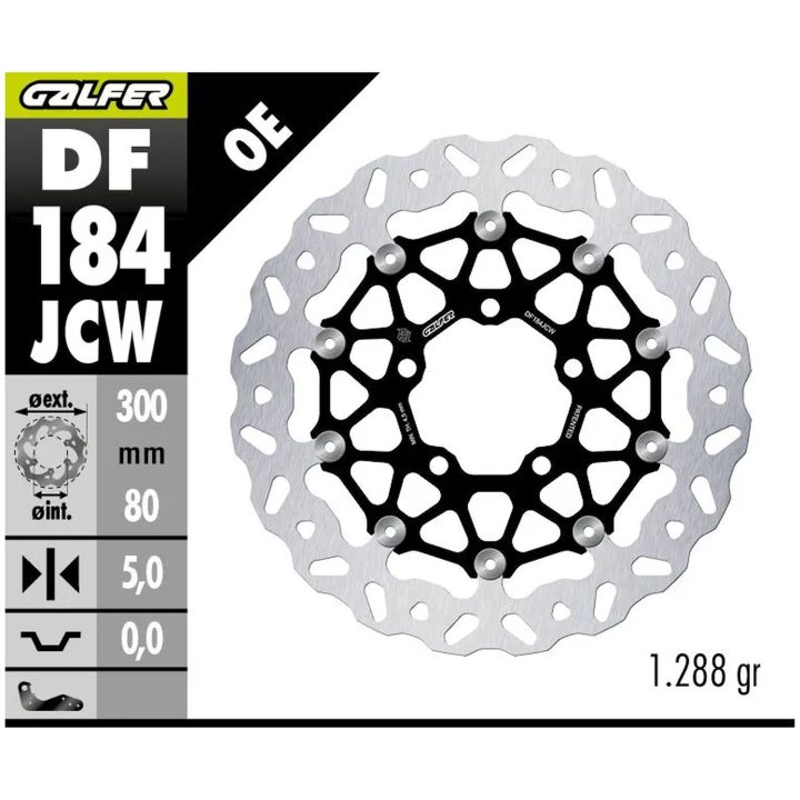 Bromsskiva Floatech Silver GALFER – bild 2