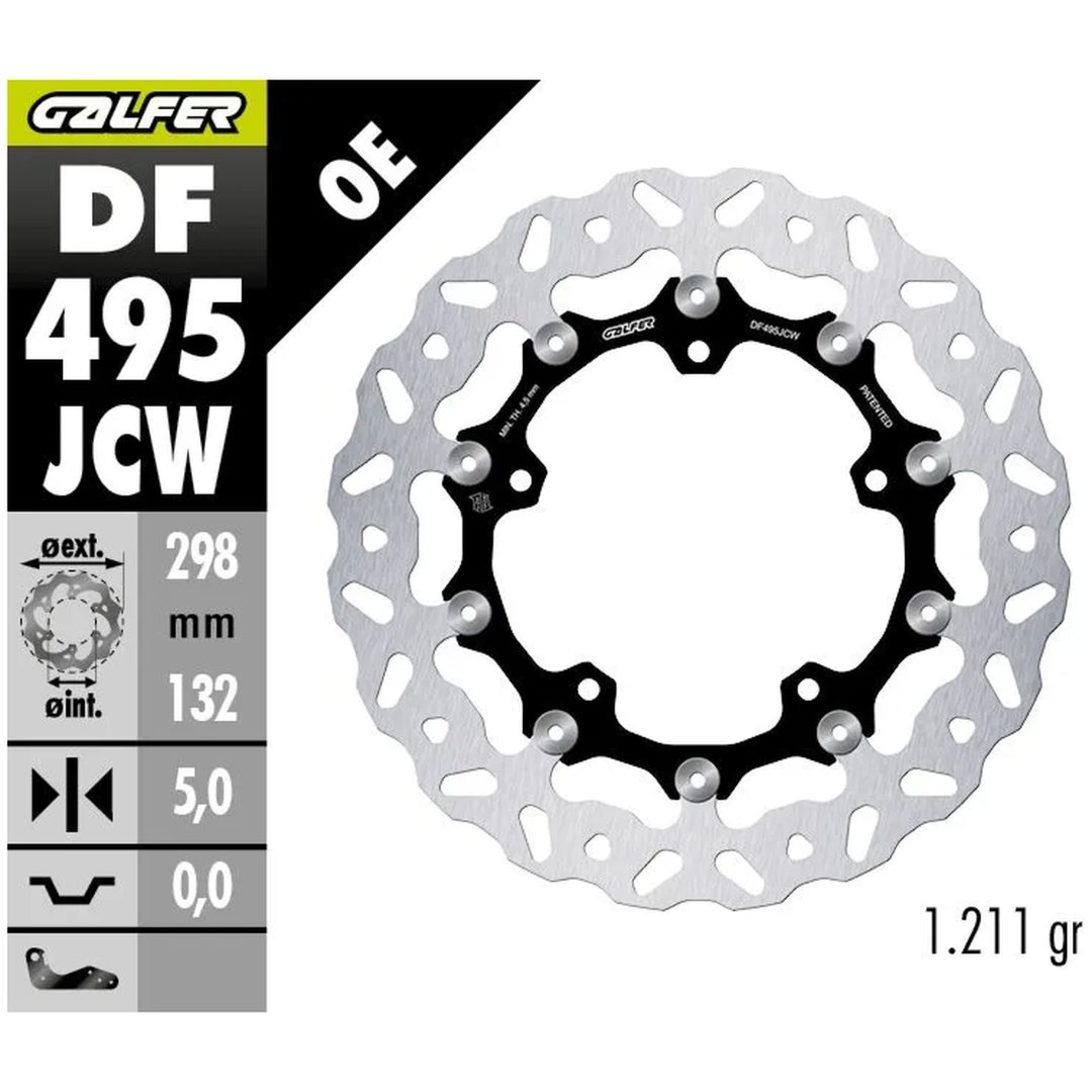 Bromsskiva Floatech Silver GALFER – bild 2