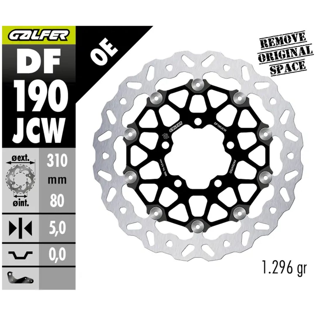 Bromsskiva Floatech Silver GALFER
