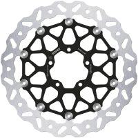 Bromsskiva Floatech Svart Silver GALFER