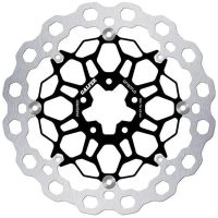 Bromsskiva Floating Cubiq Svart Silver Rostfritt stål GALFER