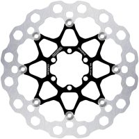Bromsskiva Floating Cubiq Svart Silver Rostfritt stål GALFER