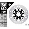 Bromsskiva Floating Round Svart Silver GALFER Bromsskiva – miniatyr 2