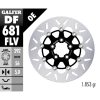 Bromsskiva Floating Round Svart Silver GALFER Bromsskiva – miniatyr 2