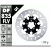 Bromsskiva Floating Round Svart Silver GALFER Bromsskiva – miniatyr 2
