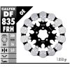Bromsskiva Floating Skull Svart Silver GALFER Bromsskiva – miniatyr 2