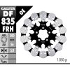 Bromsskiva Floating Skull Svart Silver GALFER Bromsskiva – miniatyr 1