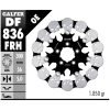 Bromsskiva Floating Skull Svart Silver GALFER Bromsskiva – miniatyr 2