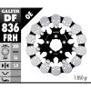 Bromsskiva Floating Skull Svart Silver GALFER Bromsskiva – miniatyr 1