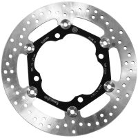 Bromsskiva Flytande Serie Oro Prime Line Borrad Rostfritt Stål BREMBO