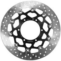 Bromsskiva Flytande Serie Oro Prime Line Borrad Rostfritt Stål BREMBO