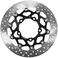 Bromsskiva Flytande Serie Oro Prime Line Borrad Rostfritt Stål BREMBO
