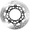 Bromsskiva Flytande Serie Oro Prime Line Borrad Rostfritt Stål BREMBO – miniatyr 1