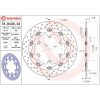 Bromsskiva Flytande Serie Oro Prime Line Borrad Rostfritt Stål BREMBO – miniatyr 2