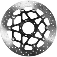 Bromsskiva Flytande Serie Oro Prime Line Borrad Rostfritt Stål BREMBO