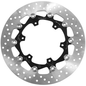 Bromsskiva Flytande Serie Oro Prime Line Borrad Rostfritt Stål BREMBO
