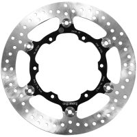 Bromsskiva Flytande Serie Oro Prime Line Borrad Rostfritt Stål BREMBO
