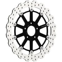 Bromsskiva Flytande Wave Design Kontur Borrad Tvådelad RICKS MOTORCYCLES