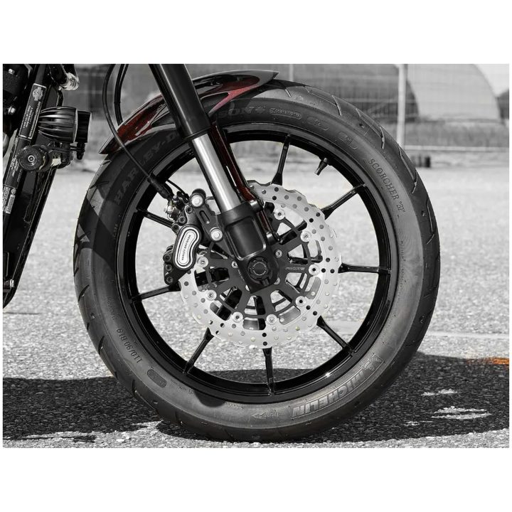 Bromsskiva Flytande Wave Design Kontur Borrad Tvådelad RICKS MOTORCYCLES – bild 2