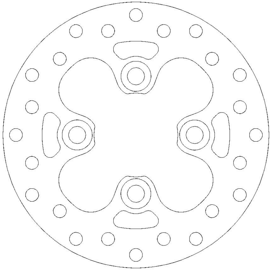 Bromsskiva FRAM Flame MOTO-MASTER FLAME FRONT DISC KAWASAKI