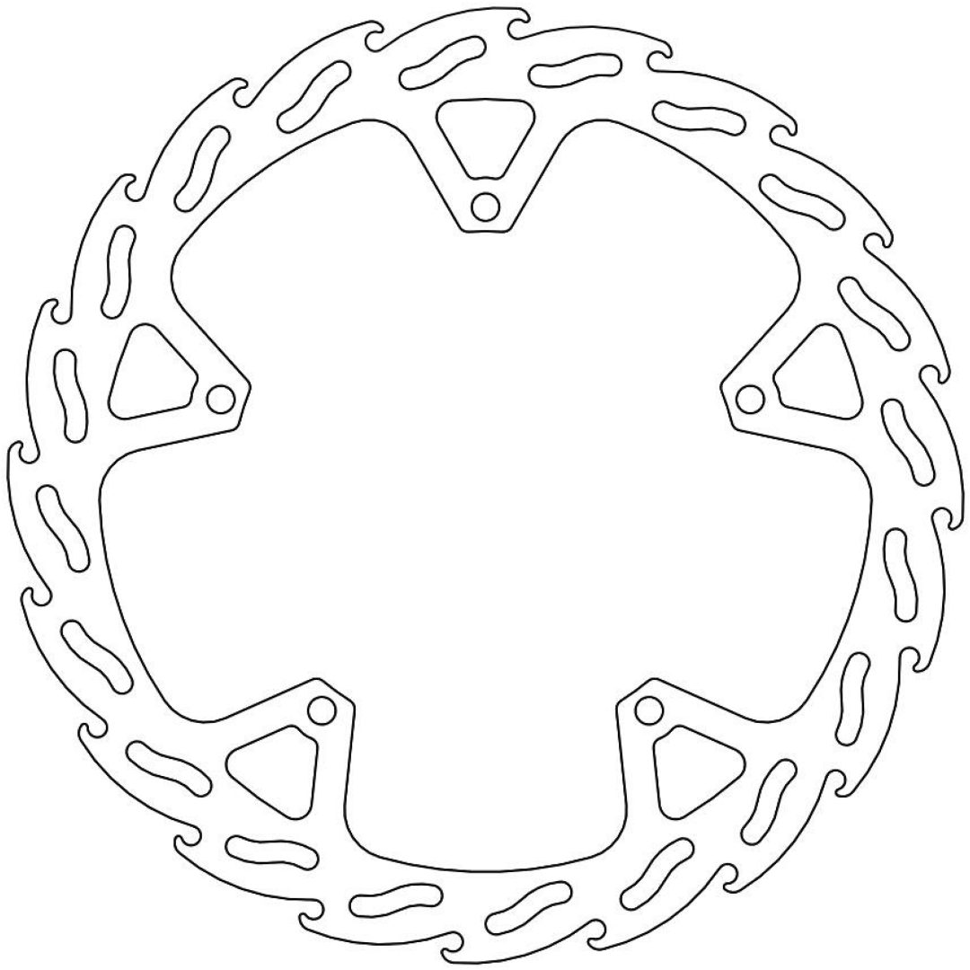 Bromsskiva FRAM Flame MOTO-MASTER FLAME FRONT DISC YAMAHA