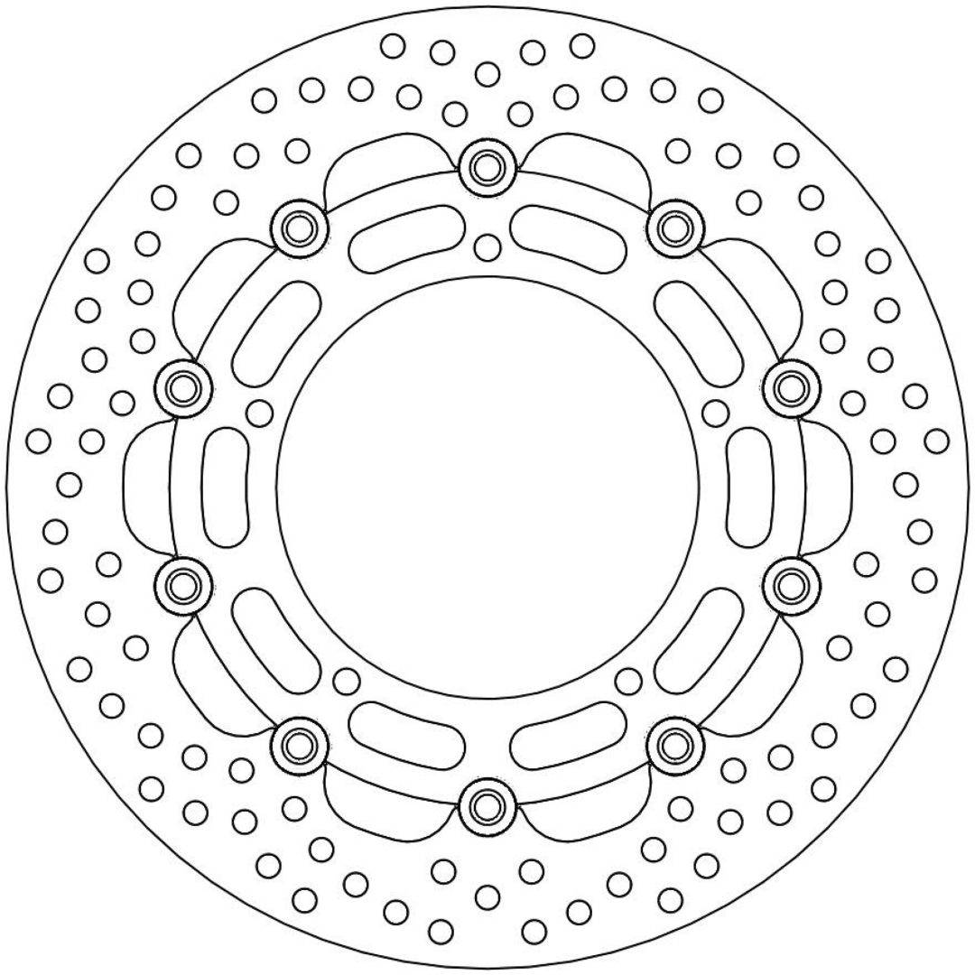 Bromsskiva FRAM Halo Moto-Master Flytande