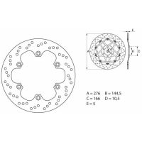 Bromsskiva FRAM Serie Oro Brembo
