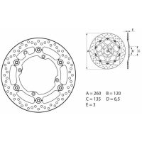 Bromsskiva FRAM Serie Oro Brembo