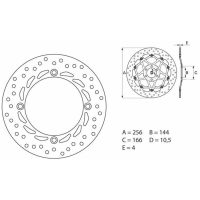 Bromsskiva FRAM Serie Oro Brembo