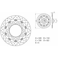 Bromsskiva FRAM Serie Oro Brembo