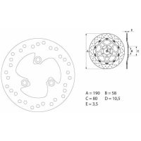 Bromsskiva FRAM Serie Oro Brembo