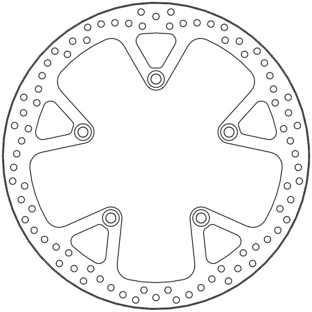 Bromsskiva Halo MOTO-MASTER 160,0 mm