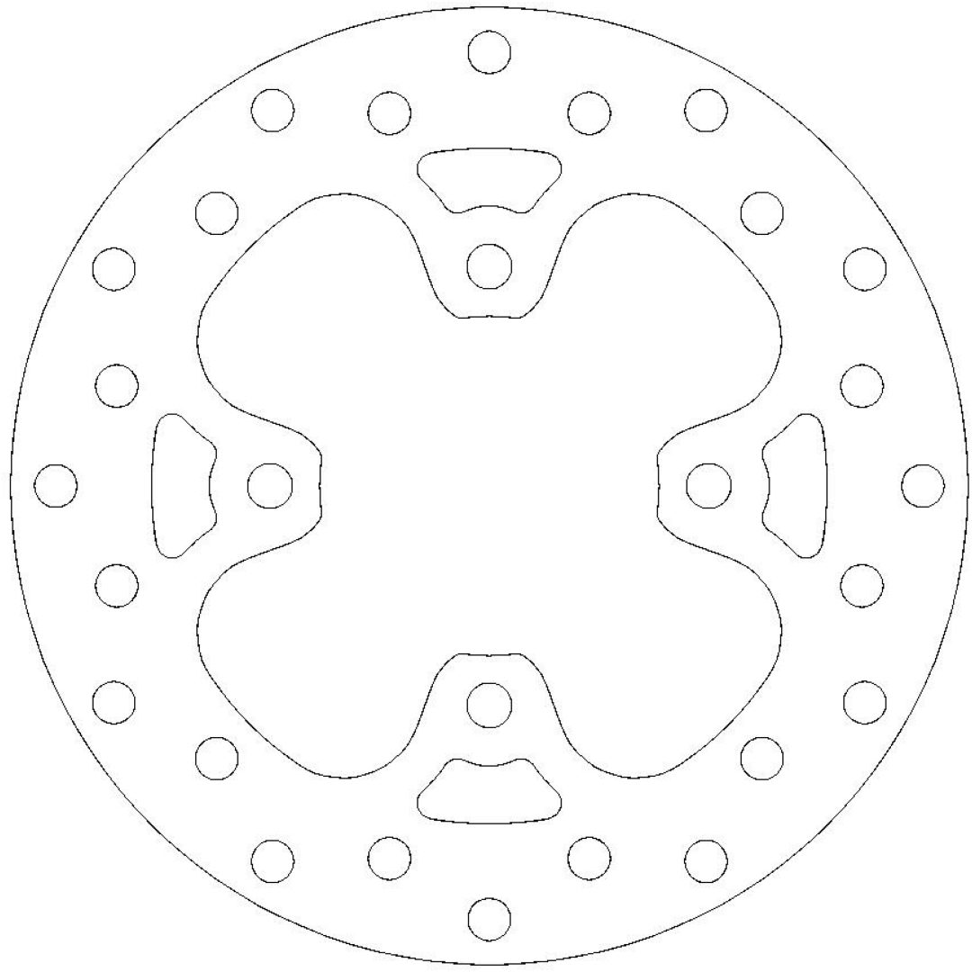Bromsskiva Halo MOTO-MASTER 82,5 mm