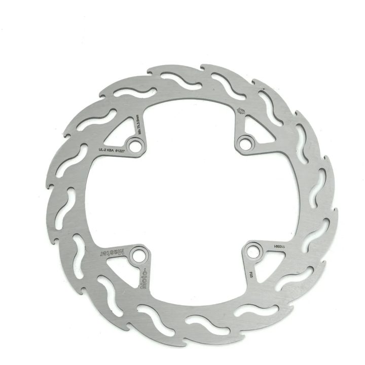 Bromsskiva MOTO-MASTER silver/röd – bild 2