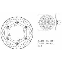 Bromsskiva Oro Brembo