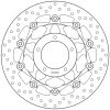 Bromsskiva Oro Brembo Natural – miniatyr 3
