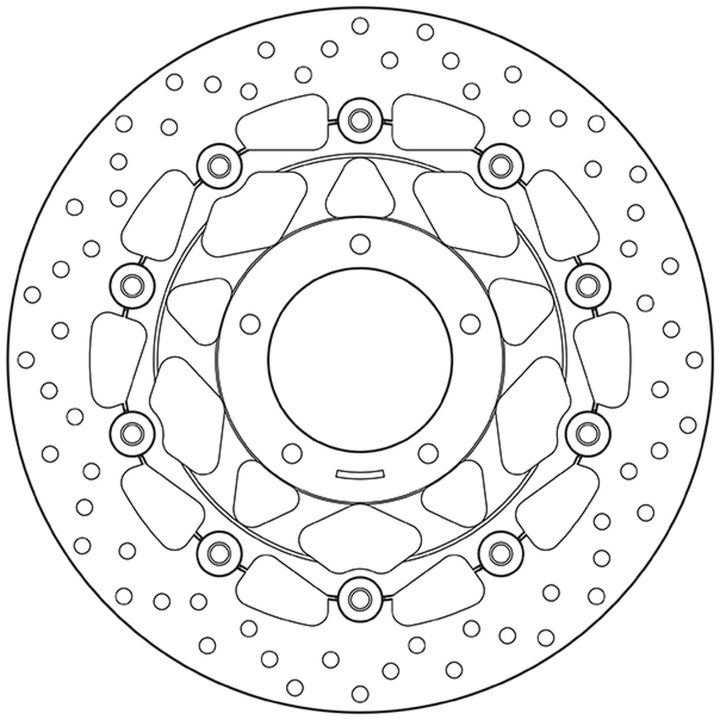 Bromsskiva Oro Brembo Natural – bild 3