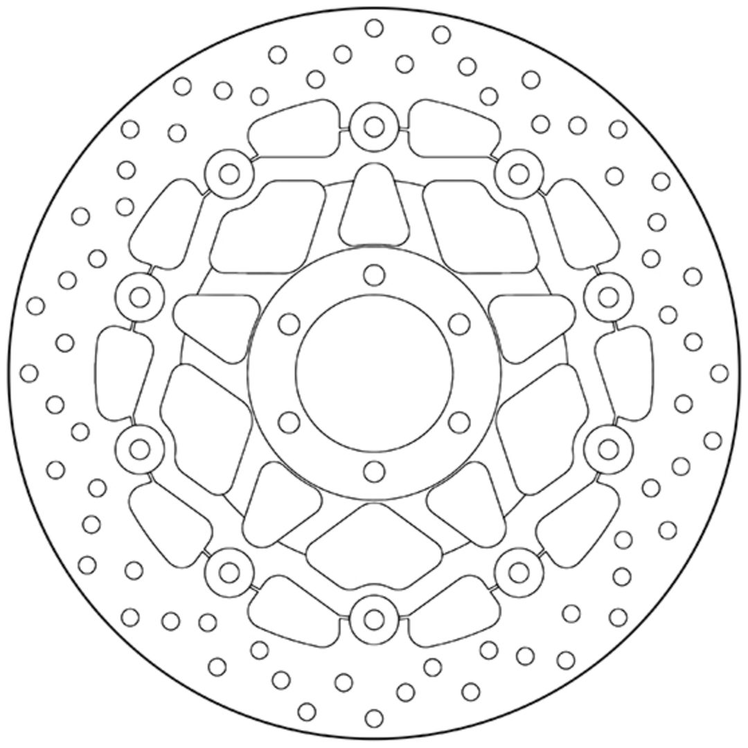 Bromsskiva Oro Brembo Natural – bild 2