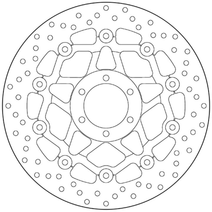 Bromsskiva Oro Brembo Natural – bild 2